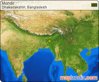 Mondir satellite map