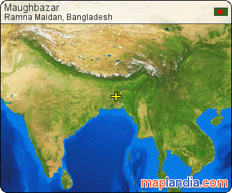 Maughbazar satellite map