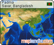 Padma satellite map