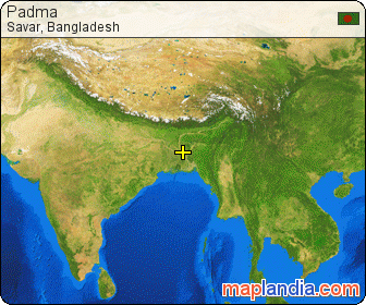 Padma satellite map