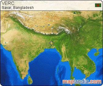 VERC satellite map
