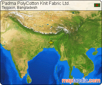 Padma PolyCotton Knit Fabric Ltd. satellite map