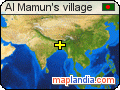 Al Mamun's village satellite map