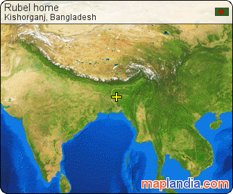 Rubel home satellite map