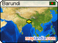 Barundi satellite map