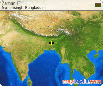 Zaman IT satellite map