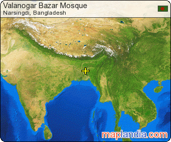 Valanogar Bazar Mosque satellite map