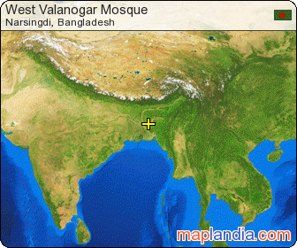 West Valanogar Mosque satellite map