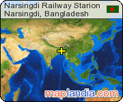 Narsingdi Railway Starion satellite map