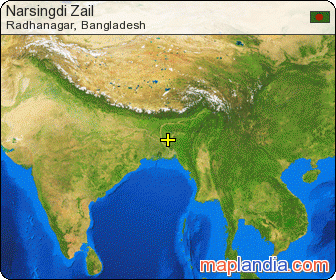 Narsingdi Zail satellite map