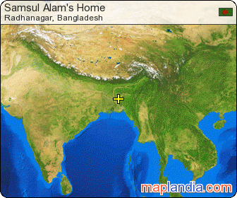 Samsul Alam's Home satellite map