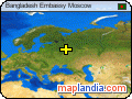 Bangladesh Embassy Moscow satellite map