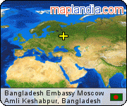 Bangladesh Embassy Moscow satellite map