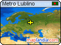 Metro Lublino satellite map