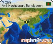 Mizan satellite map