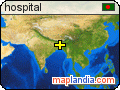 hospital satellite map
