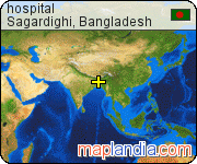 hospital satellite map