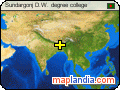 Sundargonj D.W. degree college satellite map