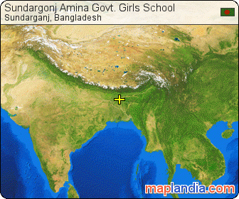 Sundargonj Amina Govt. Girls School satellite map
