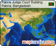 Pabna Judge Court Building satellite map