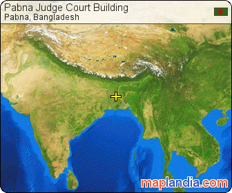 Pabna Judge Court Building satellite map