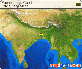 Pabna Judge Court satellite map