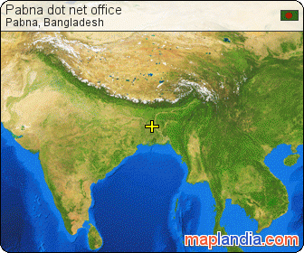 Pabna dot net office satellite map