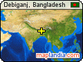 Debiganj, Bangladesh satellite map