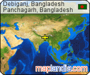 Debiganj, Bangladesh satellite map
