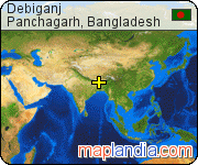 Debiganj satellite map