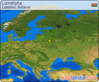 Lomshyna satellite map