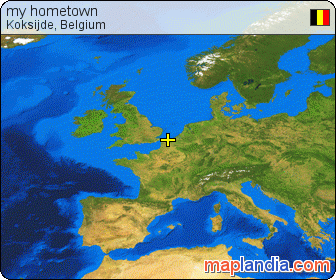 my hometown satellite map
