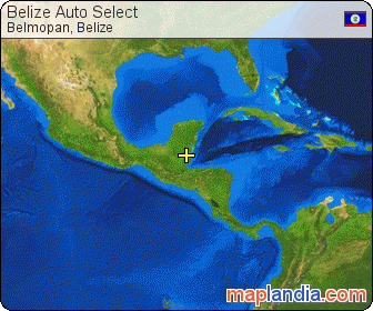 Belize Auto Select satellite map