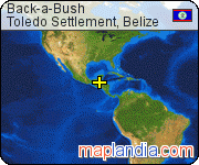 Back-a-Bush's map homepage