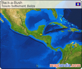 Back-a-Bush's map homepage
