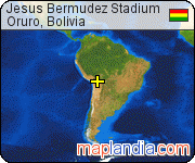 Jesús Bermúdez Stadium satellite map