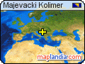Majevački Kolimer satellite map
