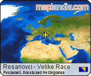 Resanovci - Velike Race satellite map