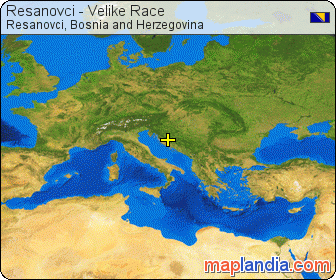 Resanovci - Velike Race satellite map