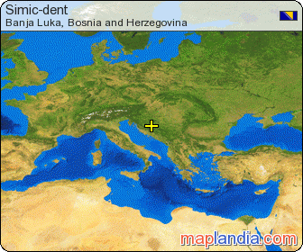 Simić-dent satellite map