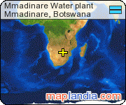 Mmadinare Water plant satellite map