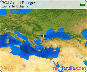 BOJ Airport Bourgas  satellite map
