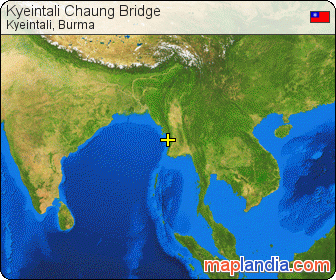 Kyeintali Chaung Bridge satellite map