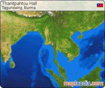 Thanitpahtou Hall satellite map