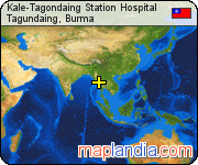 Kale-Tagondaing Station Hospital satellite map