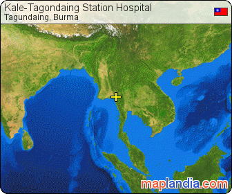 Kale-Tagondaing Station Hospital satellite map