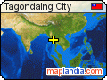 Tagondaing City satellite map