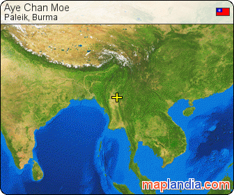 Aye Chan Moe satellite map