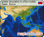 update decoration in office buildin satellite map