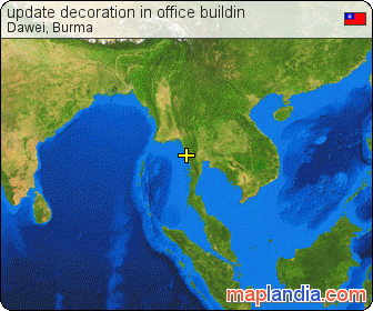 update decoration in office buildin satellite map